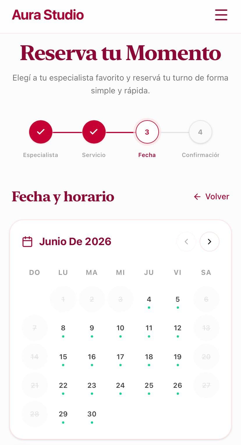 Vista previa de la aplicación en móvil